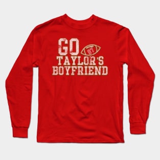 Go Taylors Boyfriend Retro Style Long Sleeve T-Shirt